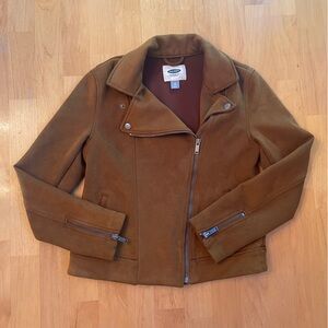 Old Navy Brown Suede Jacket Size XS